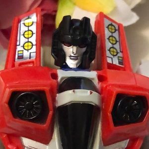 Transformers Power of the Primes Transformer Plane Guy Red blue gray VTG